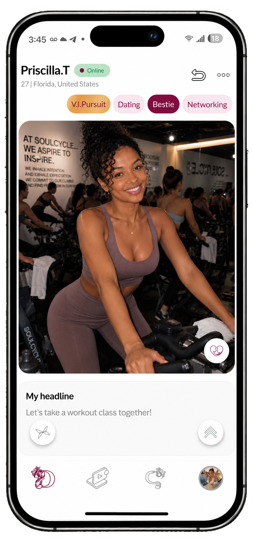 Plink Bestie center screen